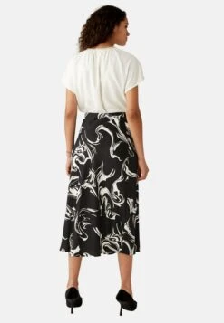 Marks & Spencer Satin Marble Print - A-Lijn Rok - Black Mix -Kleding Hoog Verkoopwinkel 0155c2c8606b4d0a9f617c75d238aa77