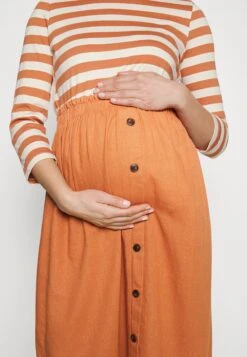 Mamalicious Mlbeach Midi Skirt- Kokerrok - Bombay Brown -Kleding Hoog Verkoopwinkel 02fea1d181f3498a994bc2a1bd448d83