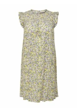 ONLY CARMAKOMA Curvy Rüschenärmel - Jurk - Cloud Dancer -Kleding Hoog Verkoopwinkel 035a5553bf1a4ec29e45097fa0d5f0ff