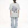 Pegador Fry Oversized Tee - T-Shirt Print - Washed Quiet Grey -Kleding Hoog Verkoopwinkel 0395b83e26d74b7f9d181a5d7f68c7dc