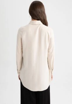DeFacto Overhemdblouse - Beige -Kleding Hoog Verkoopwinkel 0486ce2705854849b14878ab827a17ea