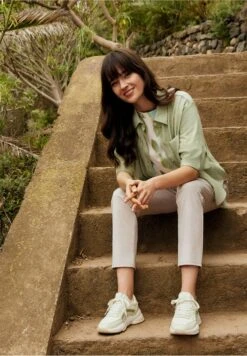 Mit Aufgesetzten Taschen - Overhemdblouse - Khaki Cream -Kleding Hoog Verkoopwinkel 062b09051b3f49f7acc324fb3a0cd071