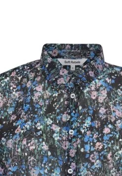 Soft Rebels Overhemdblouse - Multi Pop Flower Azure Blue Print -Kleding Hoog Verkoopwinkel 066db37b0f034a57b7f5278433261509