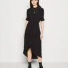 Scotch & Soda Midi Dress With High Low Hem - Blousejurk - Black -Kleding Hoog Verkoopwinkel 06d9e5a0e6bf4b0e922706d65a3a2886