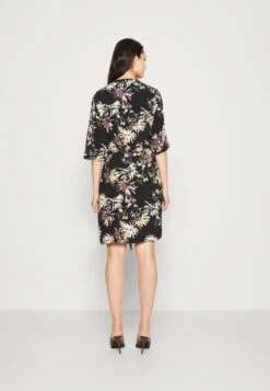 Scotch & Soda Allover Printed Loose Fit Dress - Jurk - Black -Kleding Hoog Verkoopwinkel 071a223c510849bcb4efb6f7167e3fb8