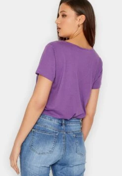 T-Shirt Basic - Purple -Kleding Hoog Verkoopwinkel 076d11597a404da28bdb9ff042a496df