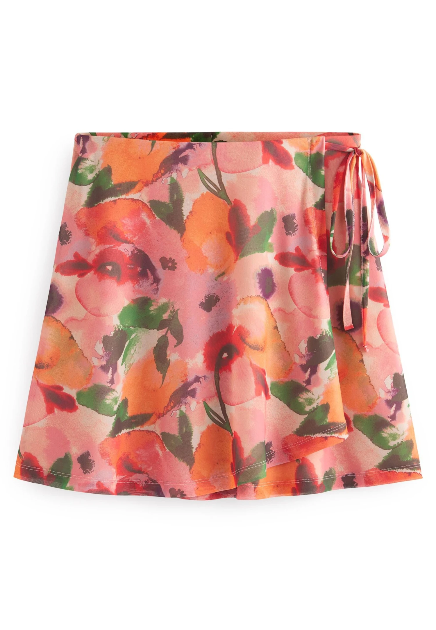 Next Tie Detail Standard - A-Lijn Rok - Pink Floral 7 Next Tie Detail Standard - A-Lijn Rok - Pink Floral - Image 5