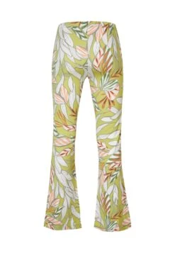 Tina Flared - Broek - Multi Dark Lime -Kleding Hoog Verkoopwinkel 07b5640a5f6c4b50bb693a03f5722b2d