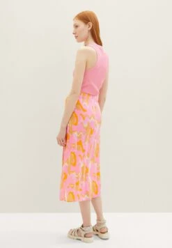 TOM TAILOR Denim A-Lijn Rok - Abstract Pink Print -Kleding Hoog Verkoopwinkel 07b7a593e26640fbbf3140e0a8f1fb90