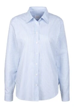 Gestreiftes- Overhemdblouse - Bleu/Weiß -Kleding Hoog Verkoopwinkel 0c8e66d69cf64976b1a797db9941031b