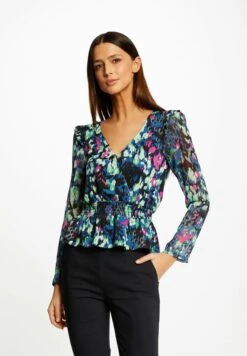 MORGAN Long-Sleeved - Blouse - Blue