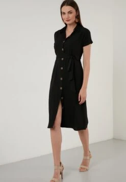 LELA Regular Fit - Blousejurk - Black -Kleding Hoog Verkoopwinkel 0f1390ebba774357ae3de8971042cd61