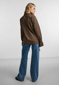 Pieces Overhemdblouse - Chicory Coffee -Kleding Hoog Verkoopwinkel 115324eea6a14d01b2add833da570cdf