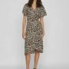 Vila Wickel - Jurk - Birch -Kleding Hoog Verkoopwinkel 11d42360e1ca4b1fa1ba291228cad331