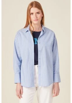 Mit Langen Ärmeln - Overhemdblouse - Bleu Clair