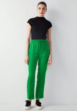 Ipekyol Drapey Comfortable Cut With Elastic Waistband - Broek - Green