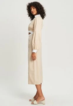 Calli Gillian- Blousejurk - Beige And White -Kleding Hoog Verkoopwinkel 170137eca4b44a39a7dca6e8a6e4bbaf
