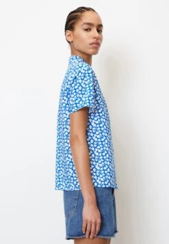 Marc O'Polo DENIM Kurzarm - Overhemdblouse - Mediterranean Blue -Kleding Hoog Verkoopwinkel 1c19ffa32b2e42ad9292f49925d397b1
