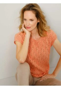 T-Shirt Basic - Pfirsich -Kleding Hoog Verkoopwinkel 1e04218c051745338f969a575a9161f0