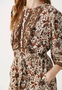 Part Two Salipw Dr - Blousejurk - Chestnut Block Print -Kleding Hoog Verkoopwinkel 208c585b72e343c5a08a7ff82fb350b4