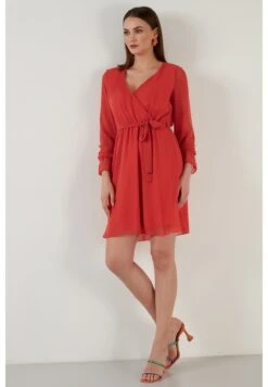 LELA Mini- Jurk - Orange -Kleding Hoog Verkoopwinkel 21e8da84c57d48acbdf6e1abb0c489ea