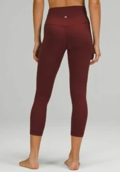 Lululemon Align Hr Crop 23 - Legging - Red Merlot -Kleding Hoog Verkoopwinkel 230cb11fd82d4be4b606d483578a3715