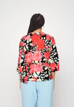 Objlimone Top- Blouse - Hot Coralaop/Flowers -Kleding Hoog Verkoopwinkel 24af03d524604cf88658b879f1cb2c5f