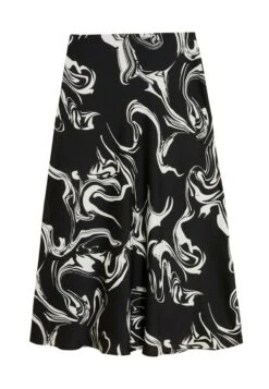 Marks & Spencer Satin Marble Print - A-Lijn Rok - Black Mix -Kleding Hoog Verkoopwinkel 25e519652f934a24bd29350650a9f92b