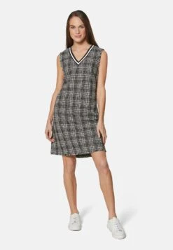 Talbot Runhof X Kariertes- Gebreide Jurk - Marine Multicolor -Kleding Hoog Verkoopwinkel 2886098afa6e426d8a93ea3a29c15b2f