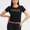 Guess Ss Cn College- T-Shirt Print - Jet Black -Kleding Hoog Verkoopwinkel 289e95447486440589daa1bc000f9c3d