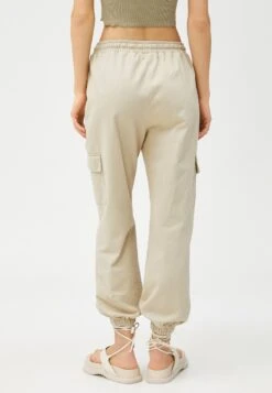 Koton Pocket Detail Elastic Waist- Cargobroek - Stone -Kleding Hoog Verkoopwinkel 295906265e7943699abdd2ab73df8d11