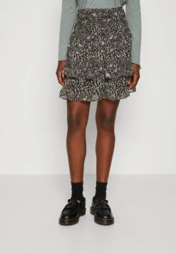 Pieces Pcmisty Leon Short Skirt - A-Lijn Rok - Black