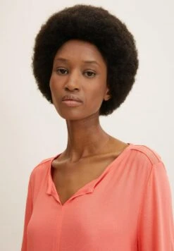 Tom Tailor Longsleeve - Smooth Papaya Red -Kleding Hoog Verkoopwinkel 2d2958fcace34235b44e39e62feff52a