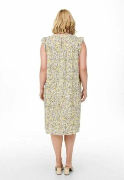 ONLY CARMAKOMA Curvy Rüschenärmel - Jurk - Cloud Dancer -Kleding Hoog Verkoopwinkel 2da12be9e49a4b4b94e7c7e10356524e