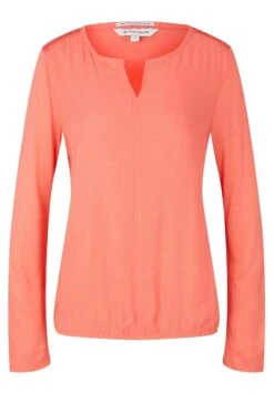 Tom Tailor Longsleeve - Smooth Papaya Red -Kleding Hoog Verkoopwinkel 2eeef4402bdd4a9bad34bed351667ec9