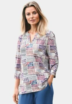 GOLDNER Tuniek - Blue / Purple / Salmon Pink / Patterned