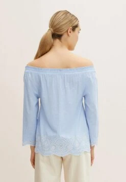 Tom Tailor Blouse - Blue White Stripe -Kleding Hoog Verkoopwinkel 332d2d1a658e47ecaea8ce7632172d5f