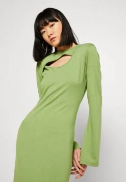 Gestuz Anka Long Dress - Jerseyjurk - Minced Herb -Kleding Hoog Verkoopwinkel 34907847e1fd47448ef26540f5e92dce