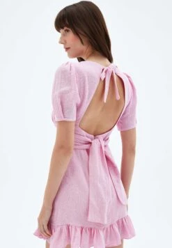 Balloon Sleeve - Jurk - Pink -Kleding Hoog Verkoopwinkel 363957539a6a4cdaaf9d807c62135049