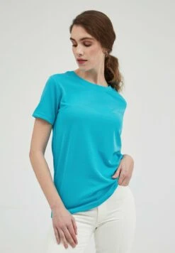 Non Iron + Stain Repellent - T-Shirt Basic - Blue -Kleding Hoog Verkoopwinkel 36b13e15730e4de4a5e3628454257289