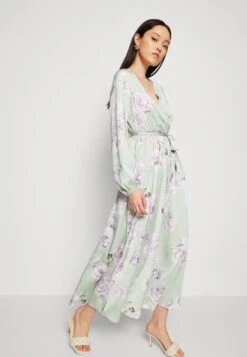 Vila Viestel V Neck Ankle Dress - Galajurk - Cameo Green -Kleding Hoog Verkoopwinkel 3c00eed8679647b2858dac705f0cc91b
