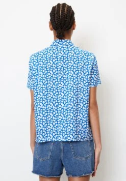 Marc O'Polo DENIM Kurzarm - Overhemdblouse - Mediterranean Blue -Kleding Hoog Verkoopwinkel 42b7509cd22d46eeb26a327f30551eec