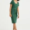 WE FASHION Gebreide Jurk - Green -Kleding Hoog Verkoopwinkel 4678c1b275924a0d908b3353ff66c7aa