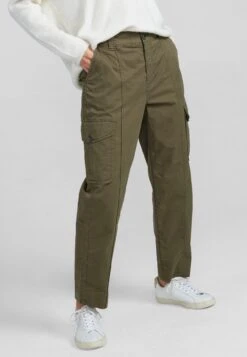 Mos Mosh Madisane Paper Pant - Cargobroek - Olive Night