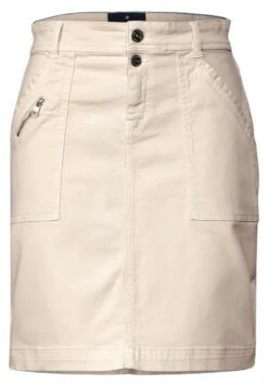 STREET ONE Mit Zipperdetail - Jeansrok - Beige -Kleding Hoog Verkoopwinkel 4a2a16afc18e433c8f38000d30586932