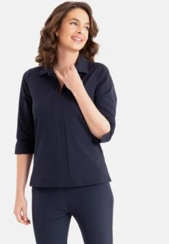 Le Top Collar Travel - Blouse - Blauw