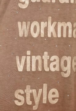 Cipo & Baxx T-Shirt Mit Modischen Spitzendetails - T-Shirt Print - Brown -Kleding Hoog Verkoopwinkel 4b937feb0e2344a3be05af0a253de056