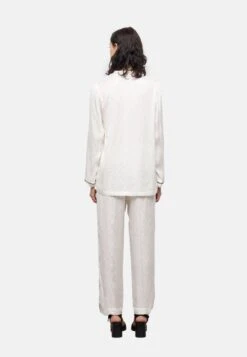 THE KOOPLES Col Hawaïen- Overhemdblouse - White -Kleding Hoog Verkoopwinkel 50f12759c13e4eaf806de39ec1a94dba