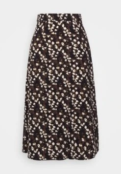 Objleonora Midi Skirt - A-Lijn Rok - Black