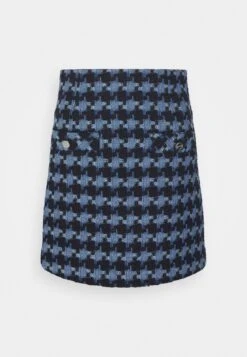 Sandro Recoupe - Minirok - Bleu/Noir -Kleding Hoog Verkoopwinkel 555a79ae53b74fed9dc5f9b86bdd74bc